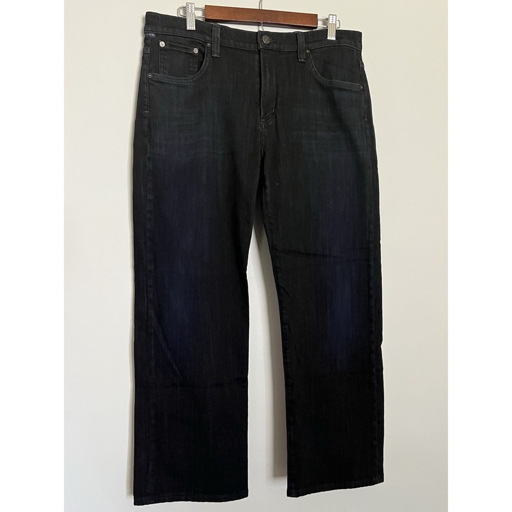 Citizens of Humanity C-of-H Sid Straight Leg Jeans Men's Size 34 Black